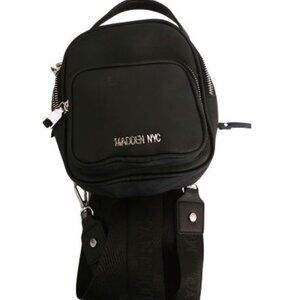 MADDEN NYC BLACK MINI BACKBACK HANDBAG